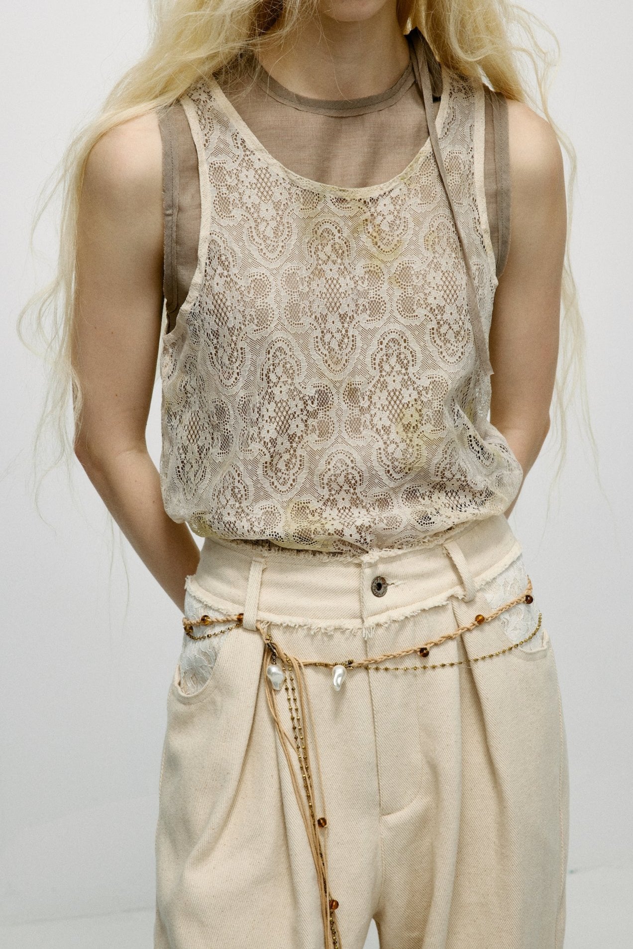 Double-layered tank top set