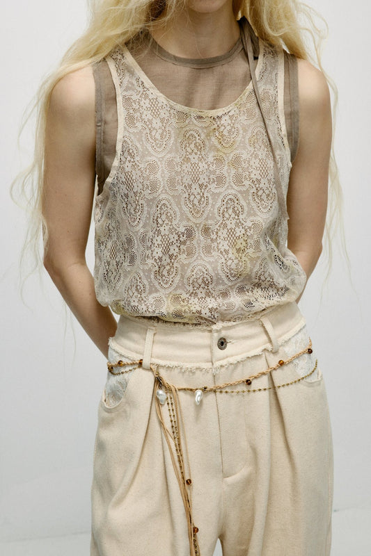 Double-layered tank top set