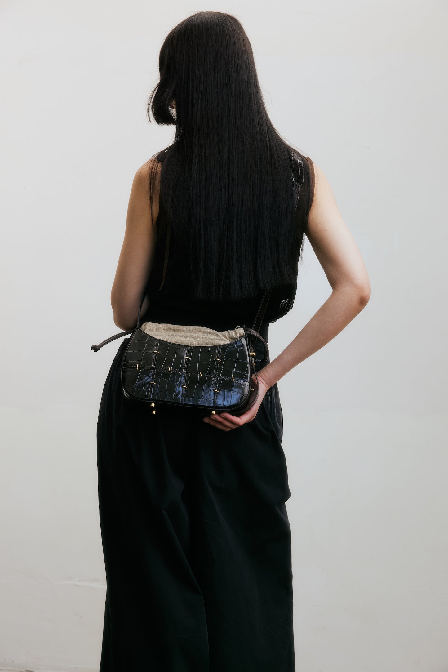 Dark Brown Crossbody Bag(Small)