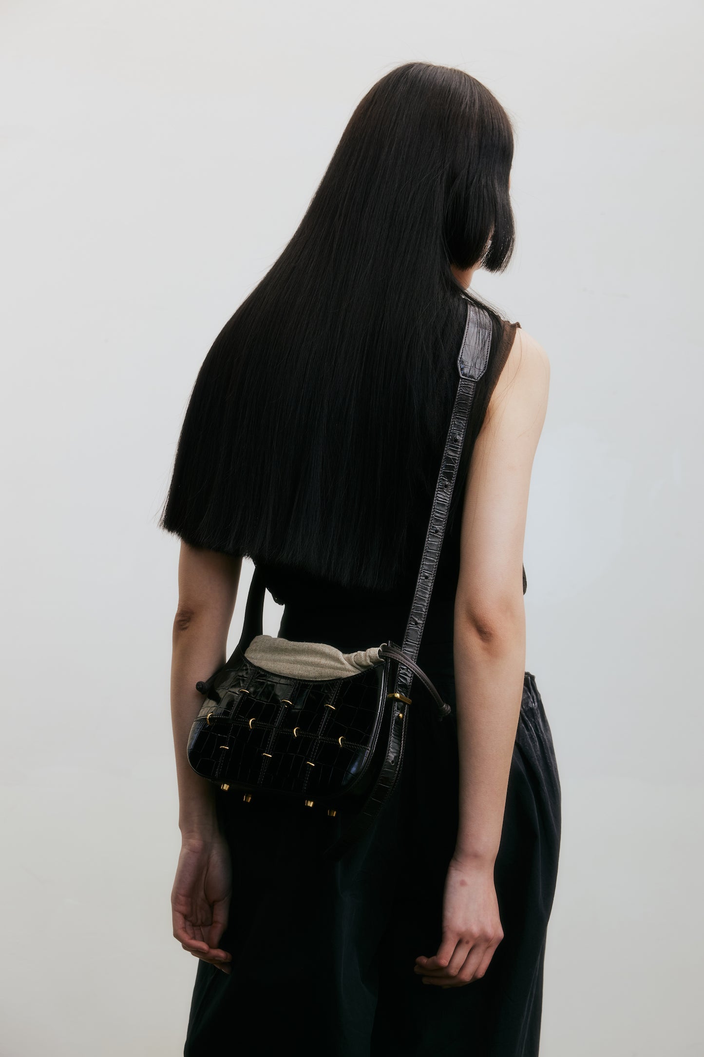 Dark Brown Crossbody Bag(Small)