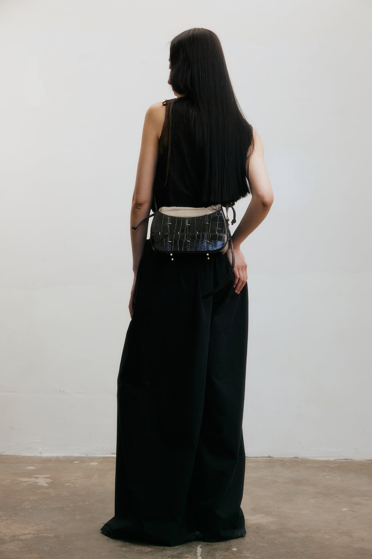 Dark Brown Crossbody Bag(Small)