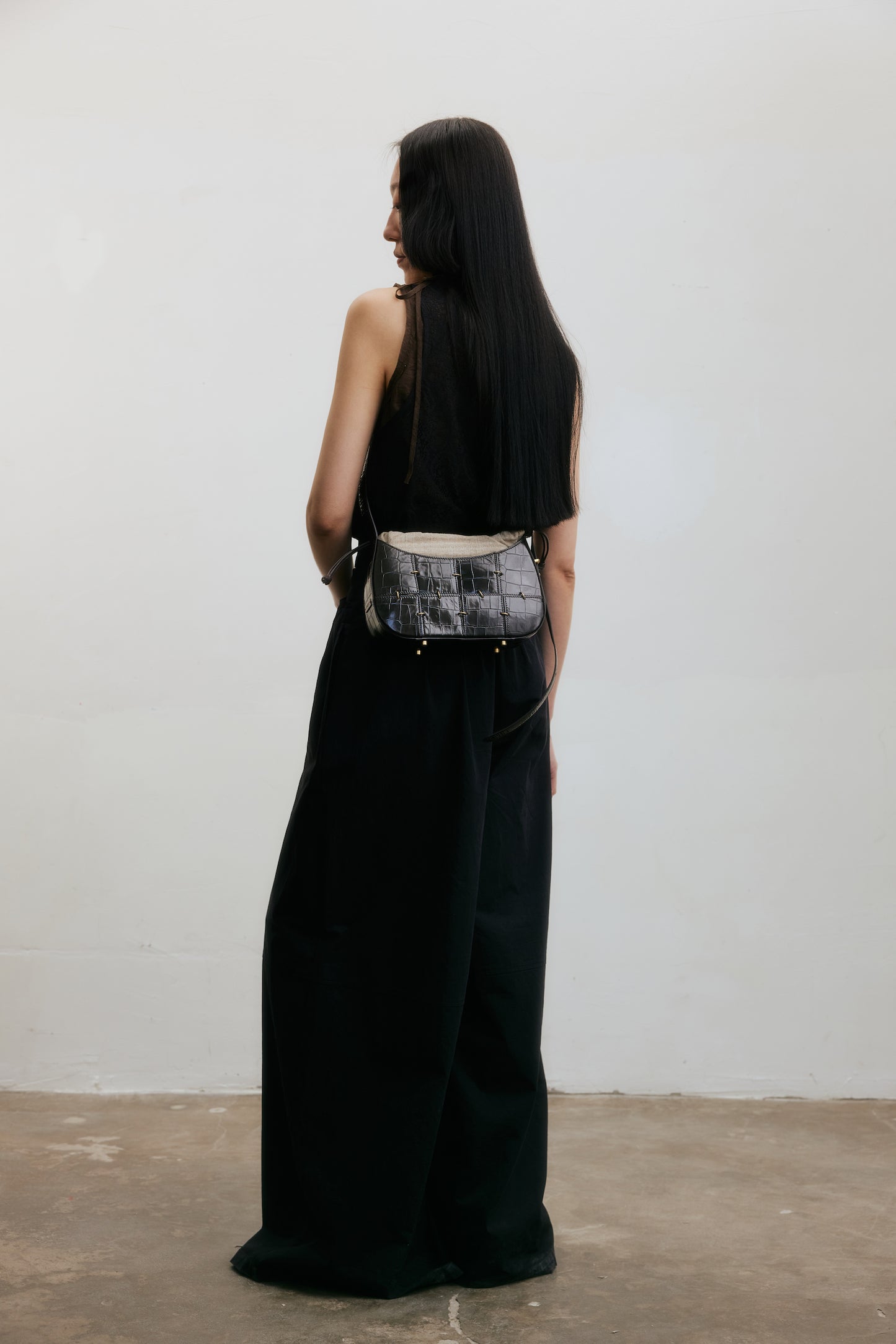 Dark Brown Crossbody Bag(Small)