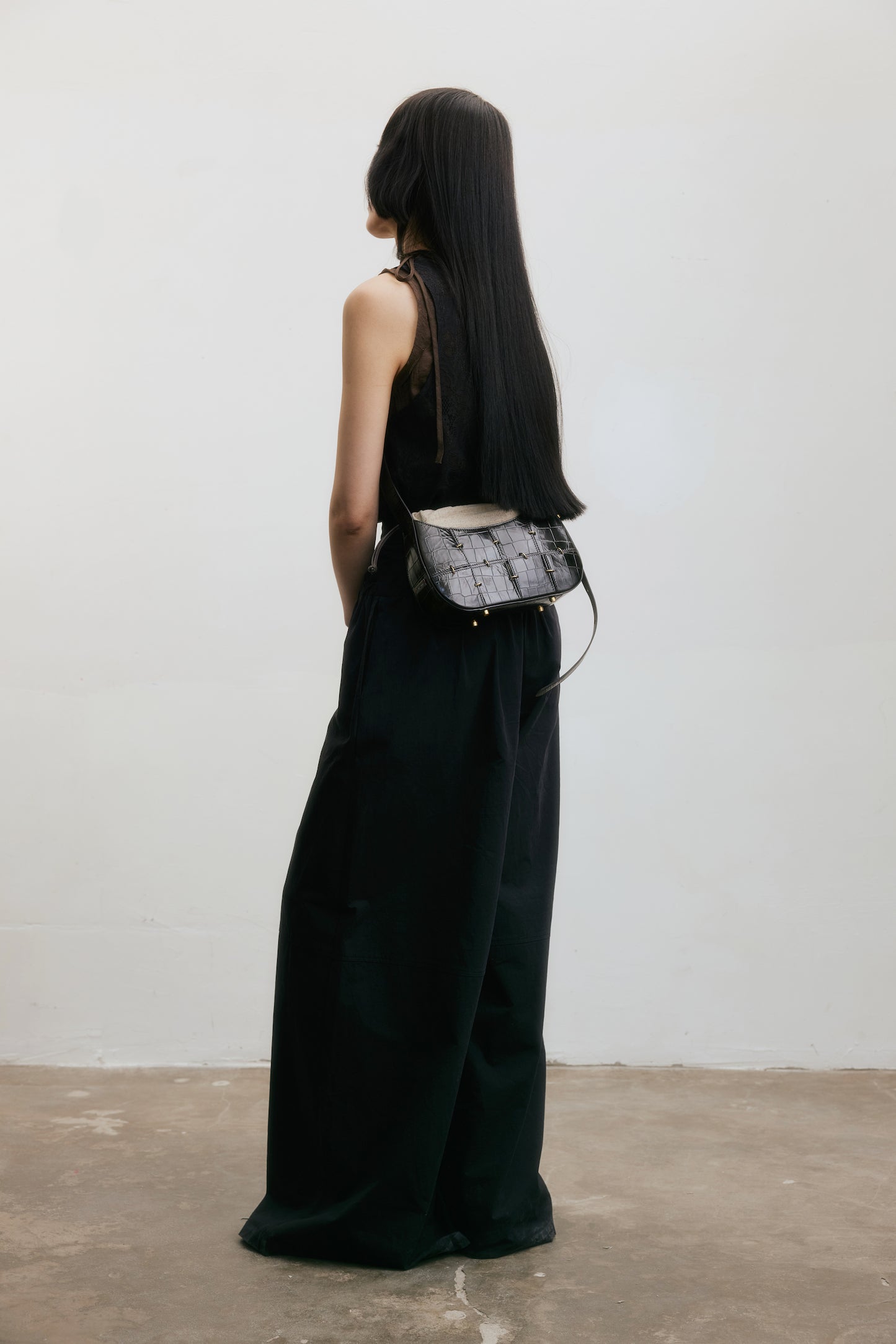 Dark Brown Crossbody Bag(Small)