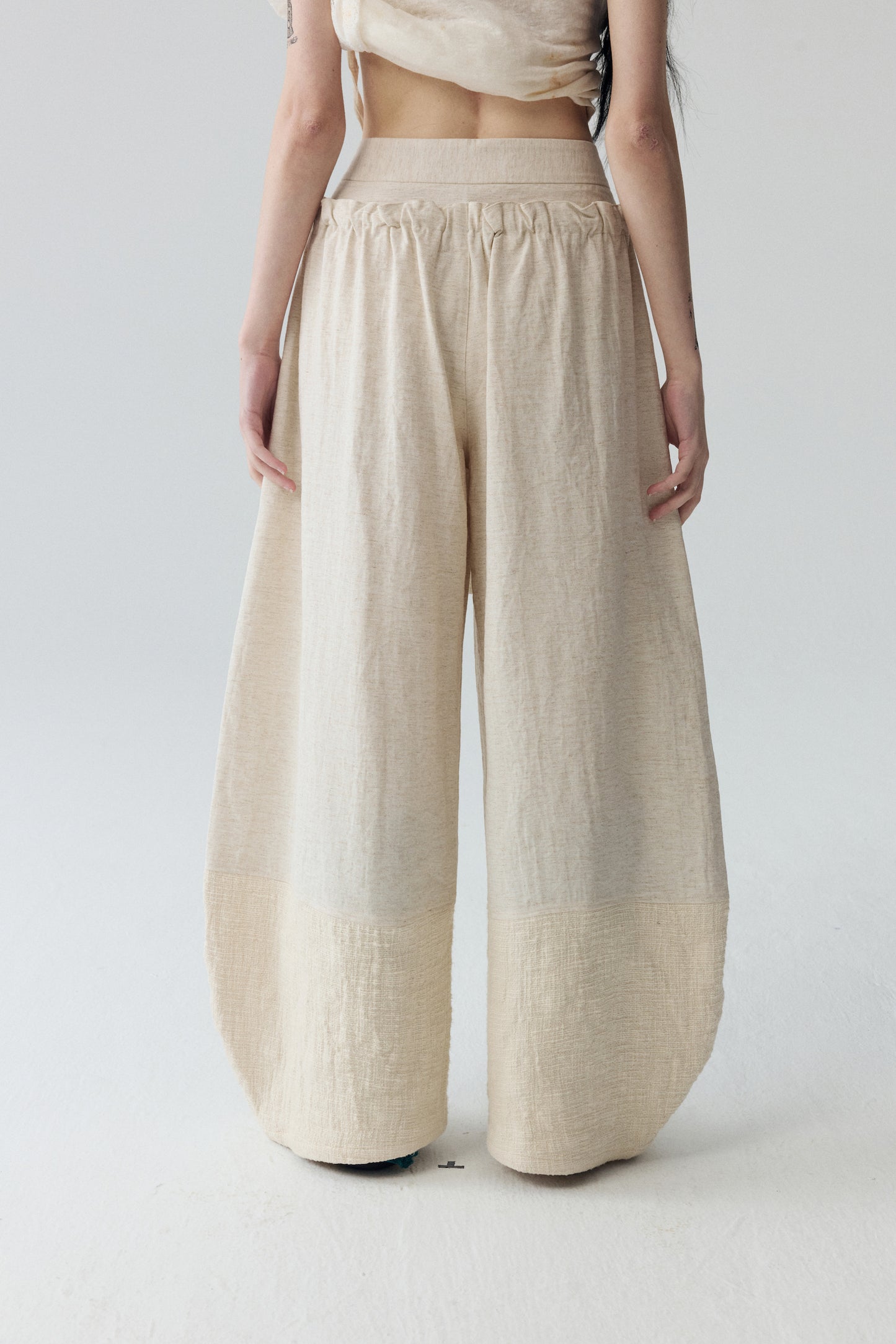 Beige Baggy Pants