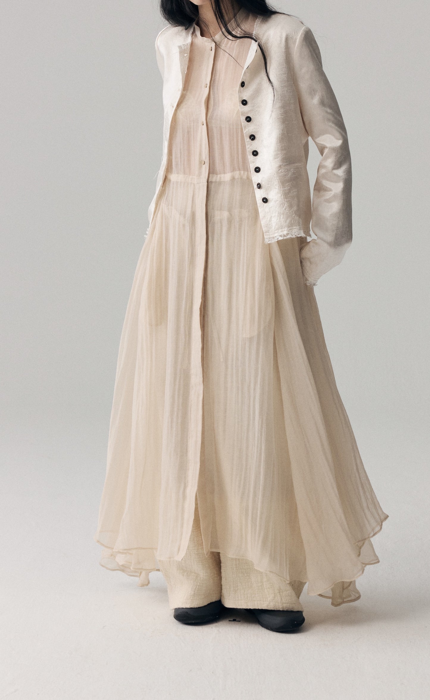 Double-Sided Lace Jacket