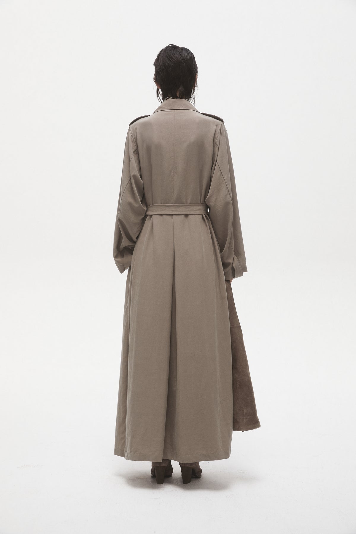 Vintage Belted Trench Coat
