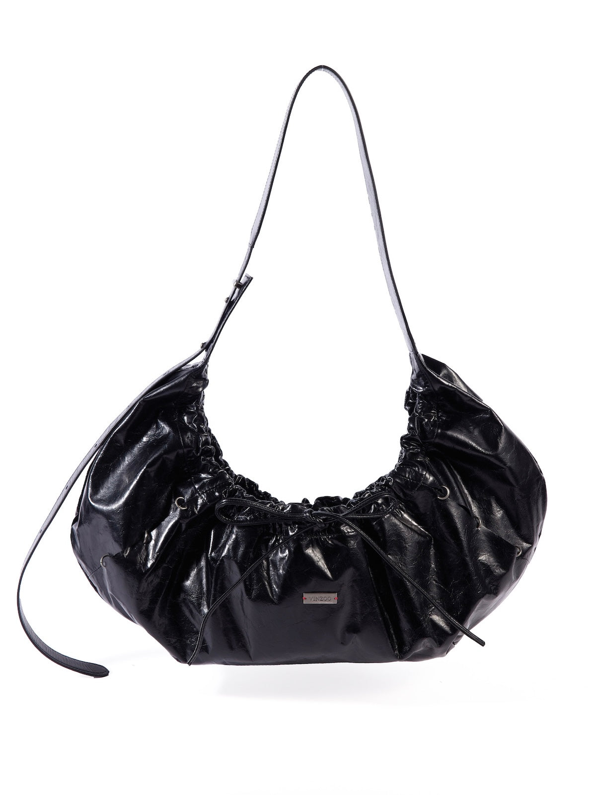 Drawstring Ballet Bag(Grey/Black)