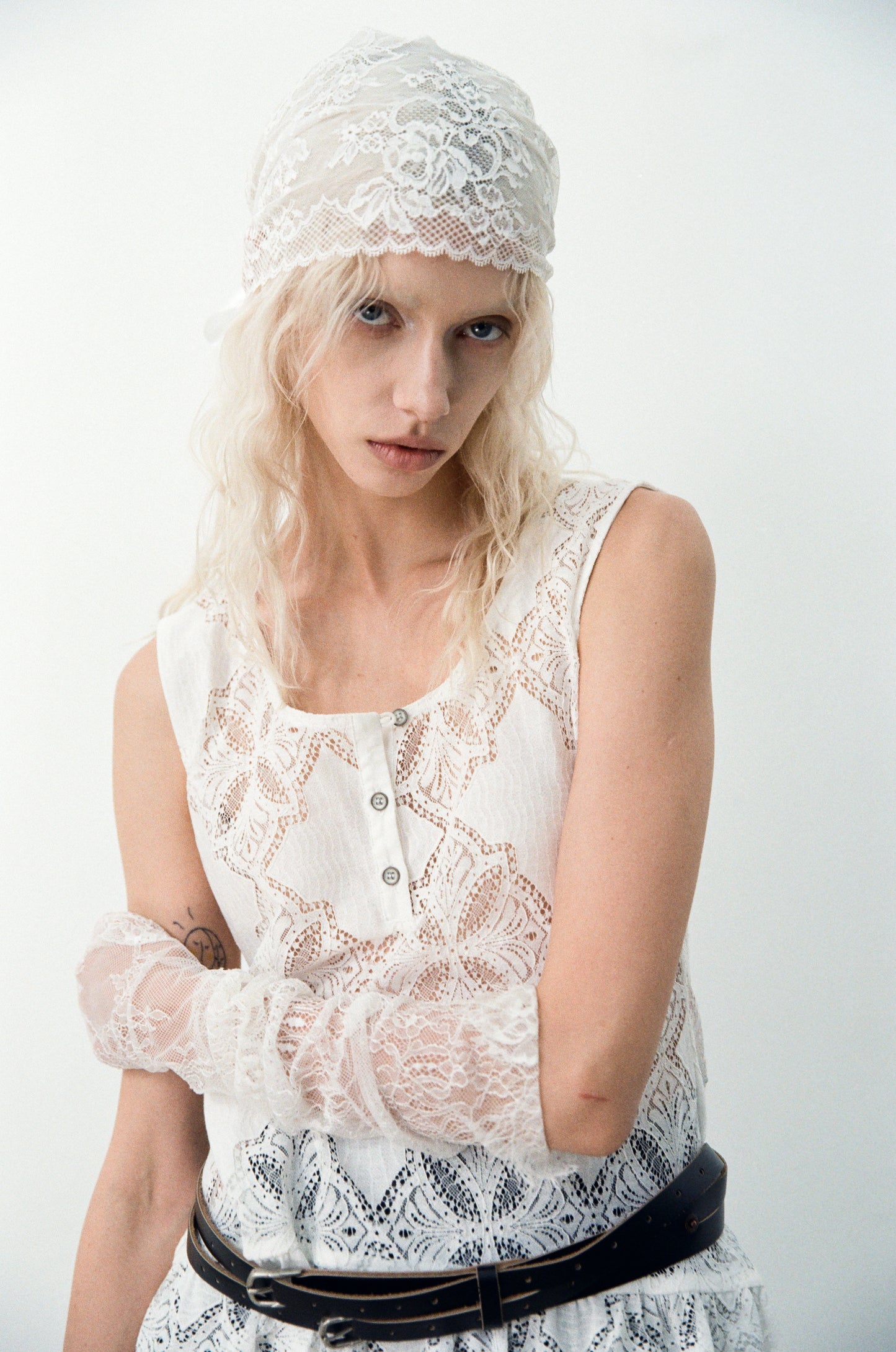 White Lace Minidress