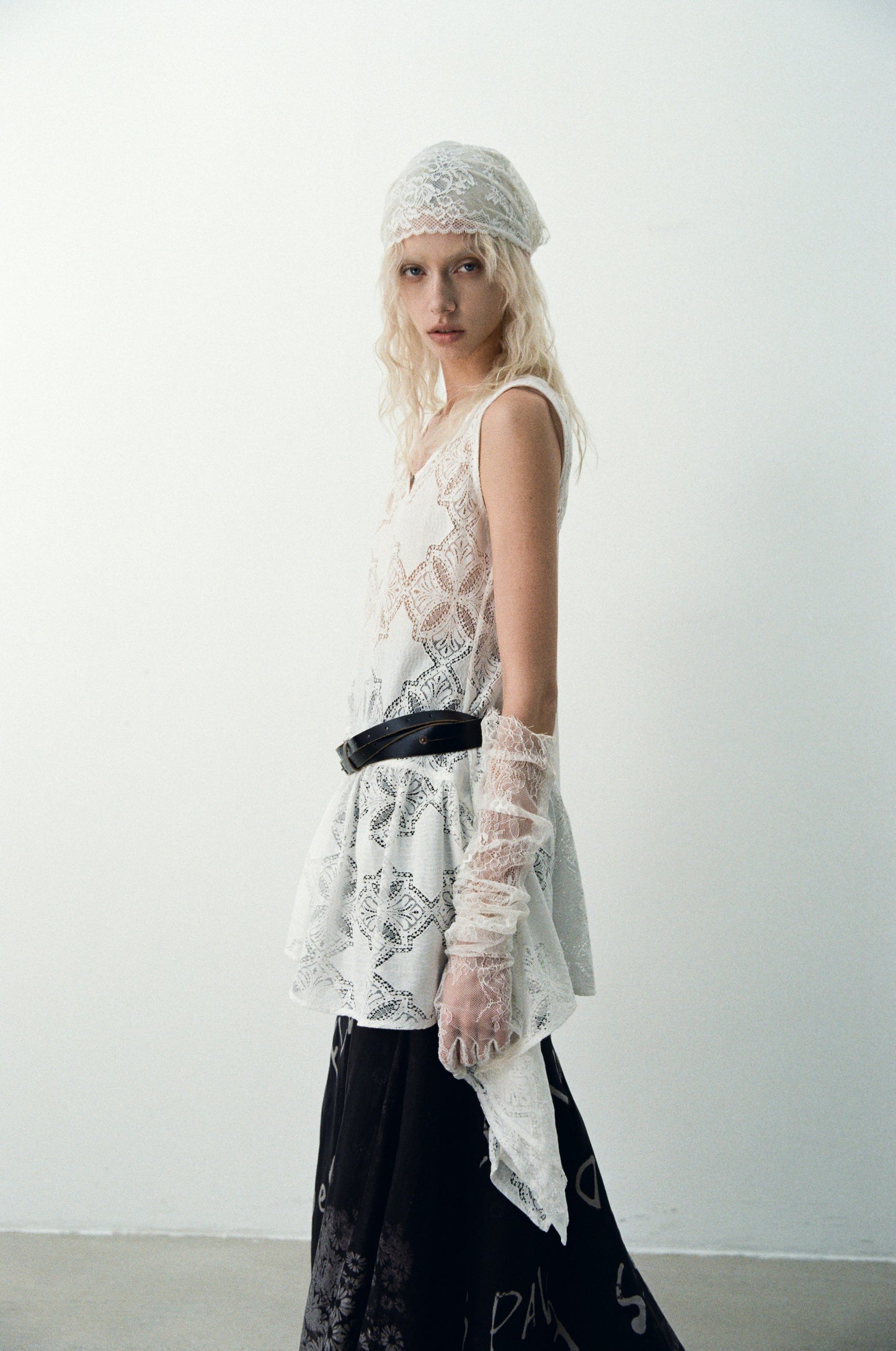 White Lace Minidress