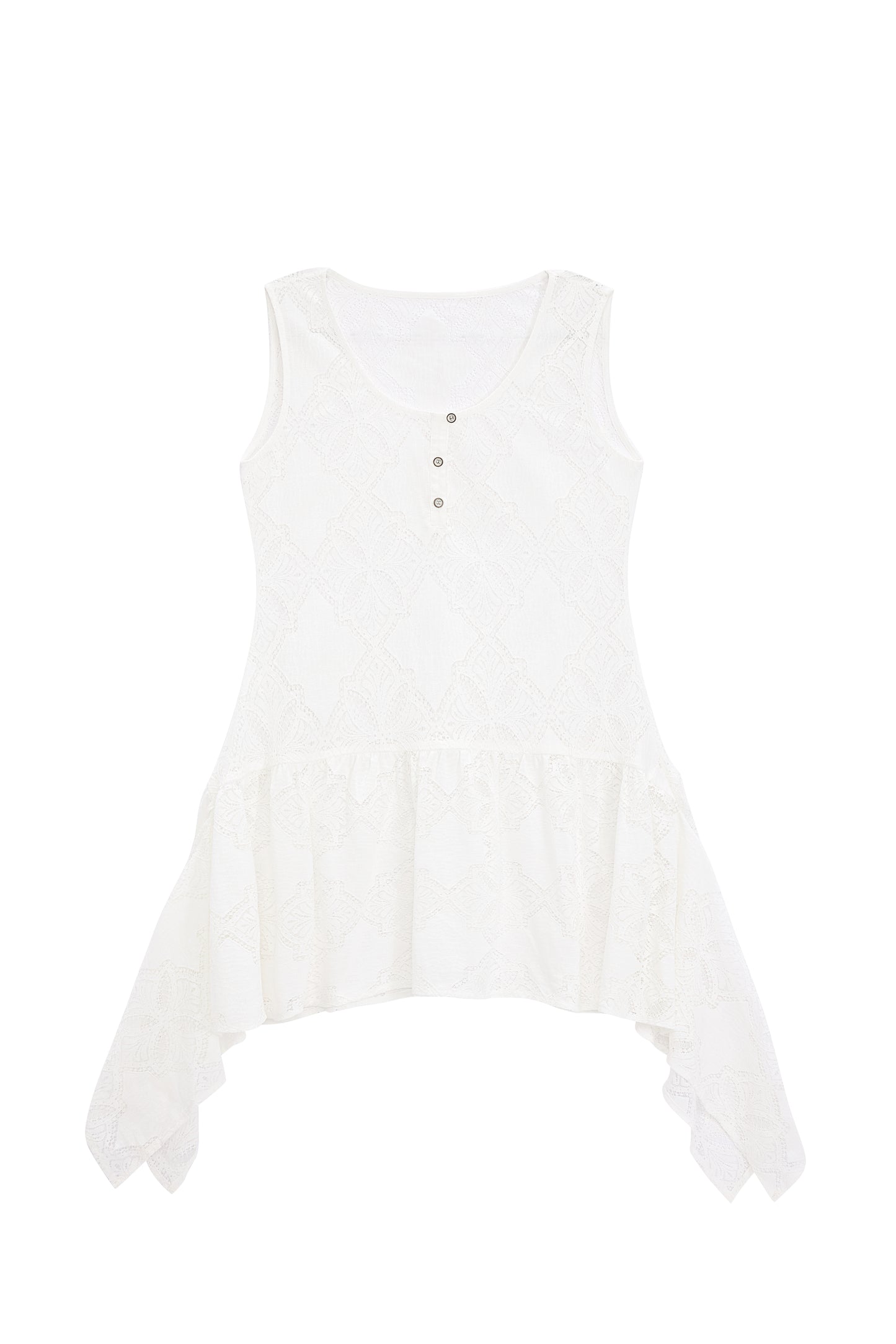 White Lace Minidress