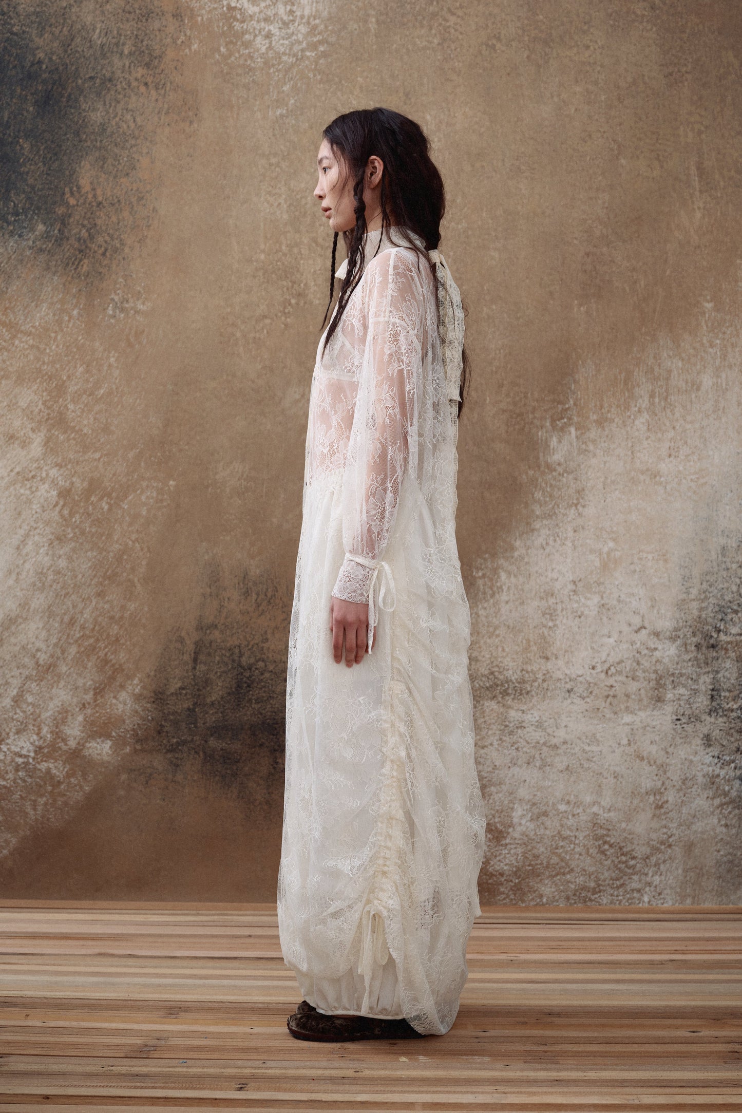 Lace Long Dress Shirt