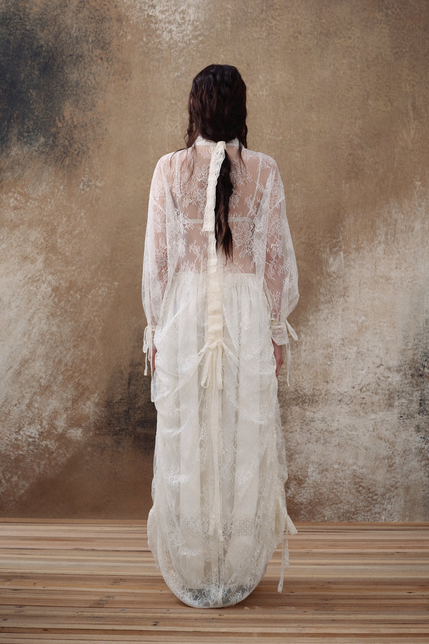 Lace Long Dress Shirt