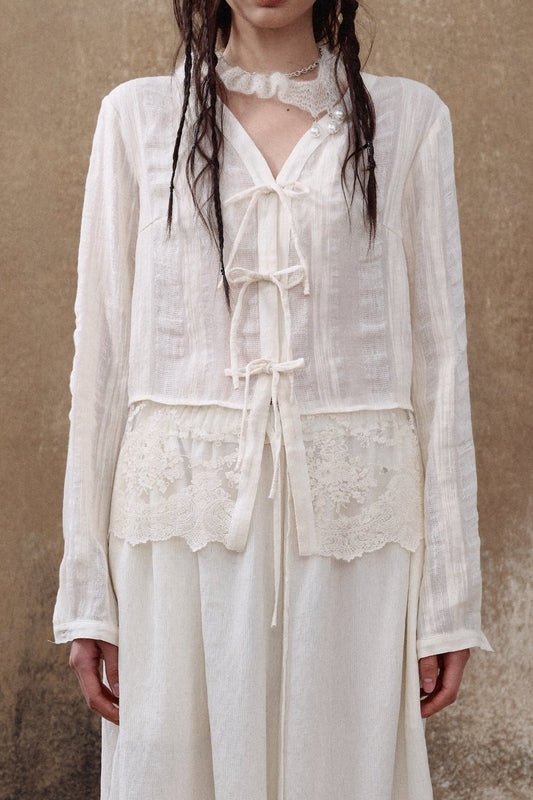 Lace Splice Shirt