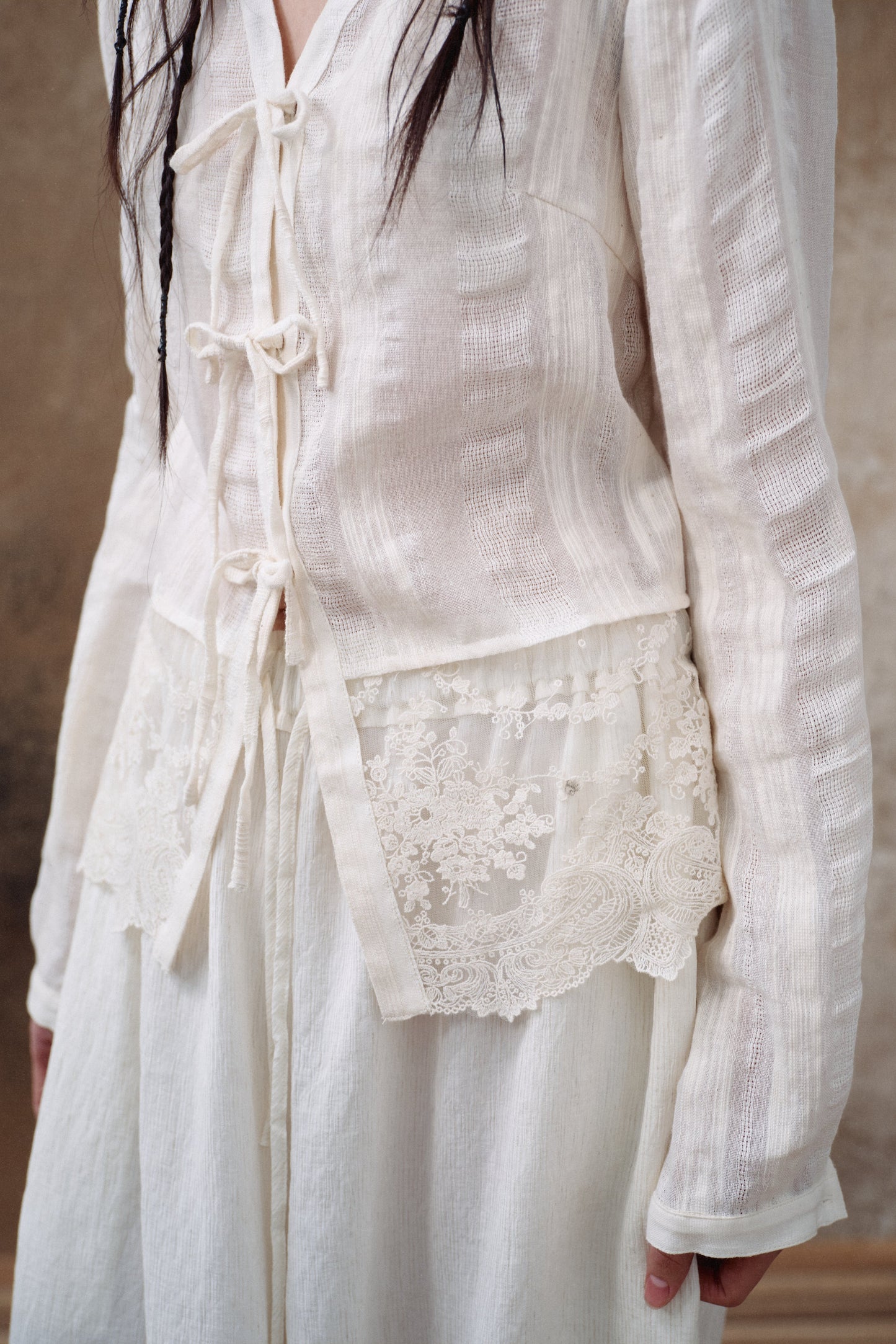 Lace Splice Shirt