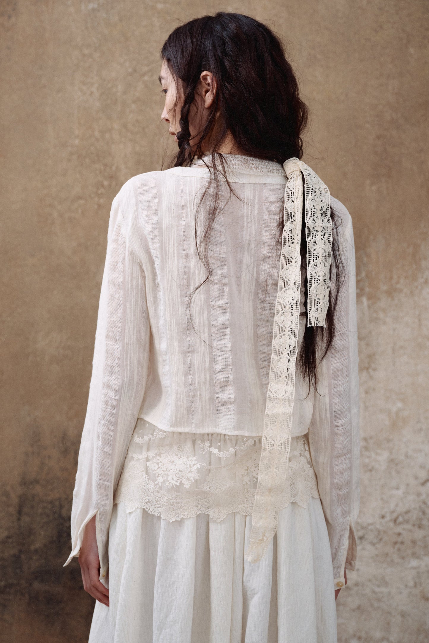 Lace Splice Shirt