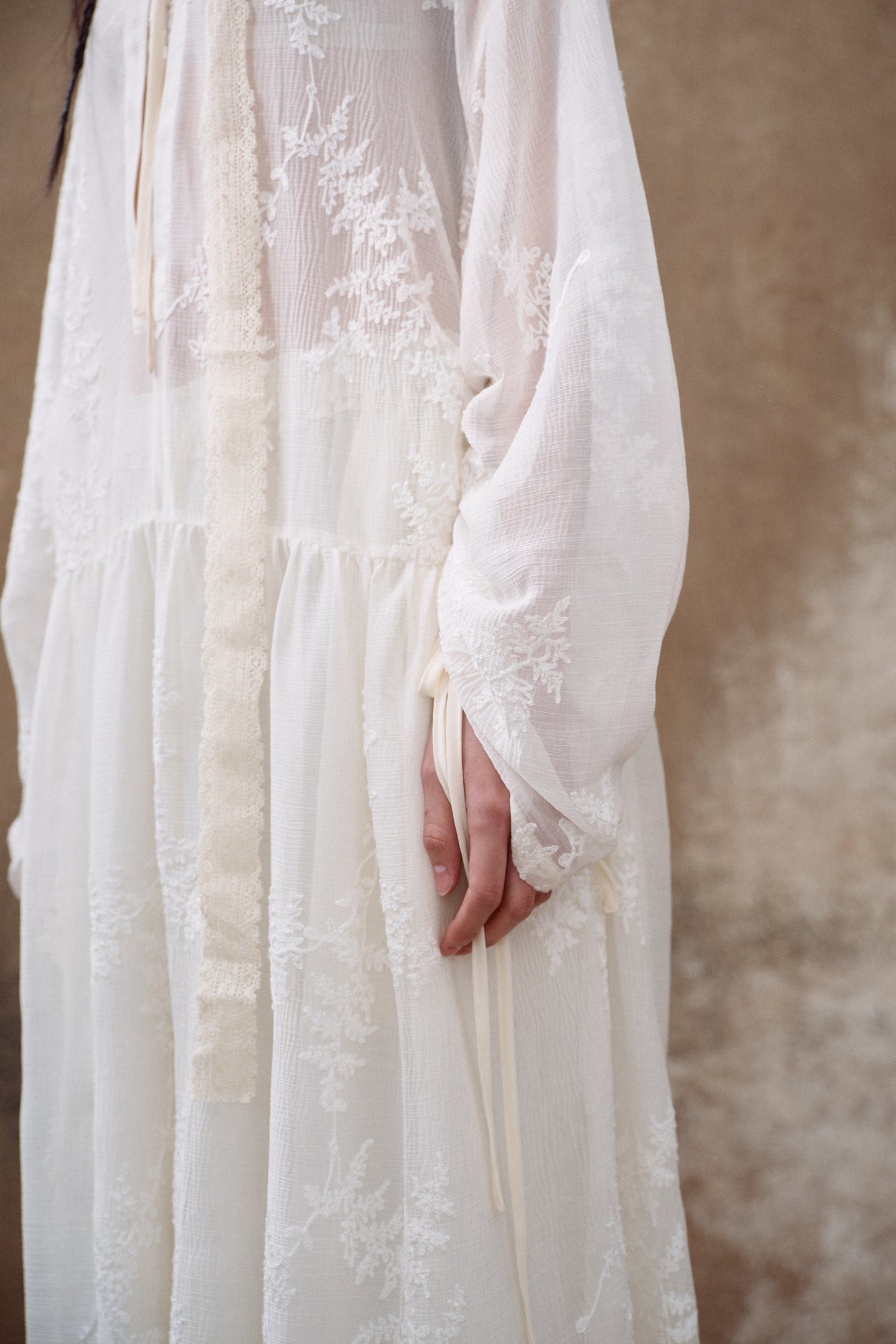 White Embroidered Maxi Dress