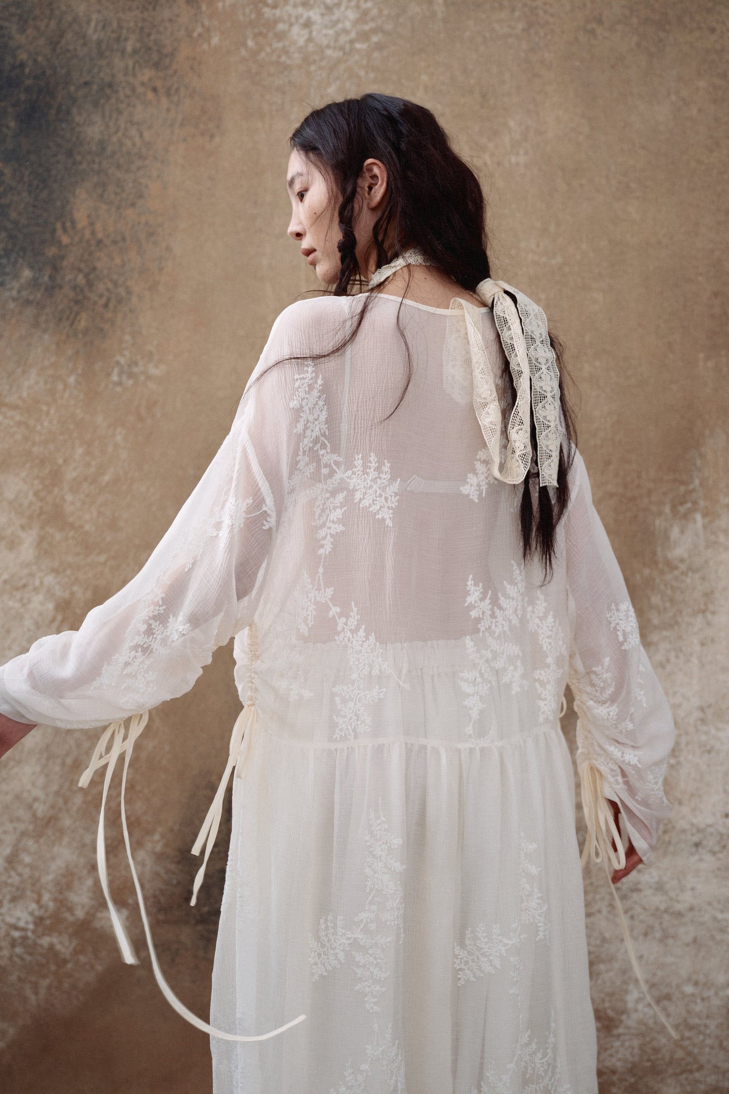White Embroidered Maxi Dress