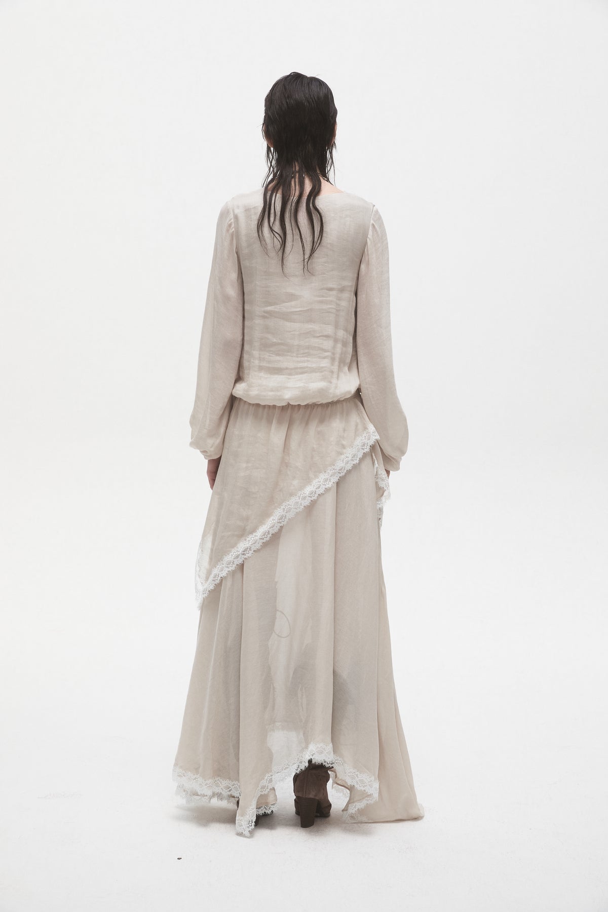 Layered Lace Maxi Dress