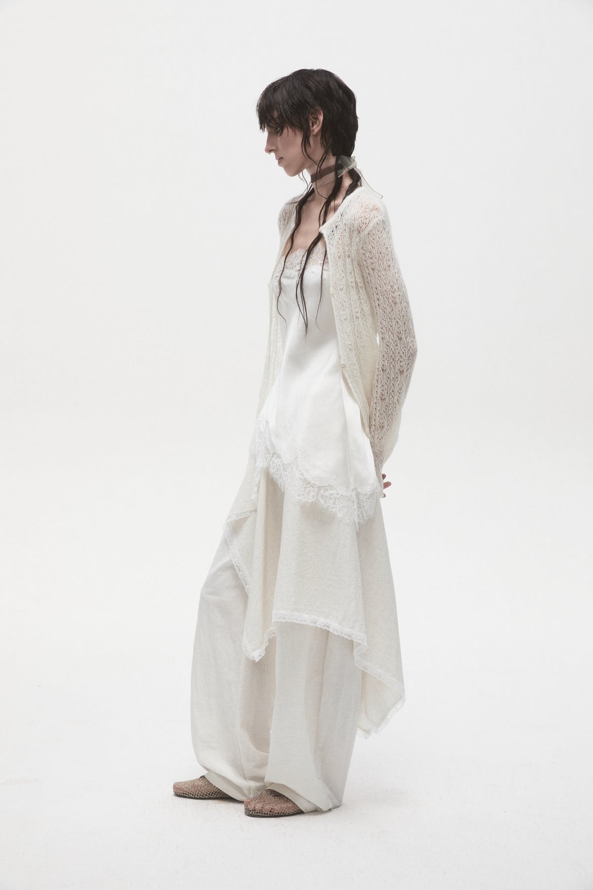 Mohair Knit Cardigan