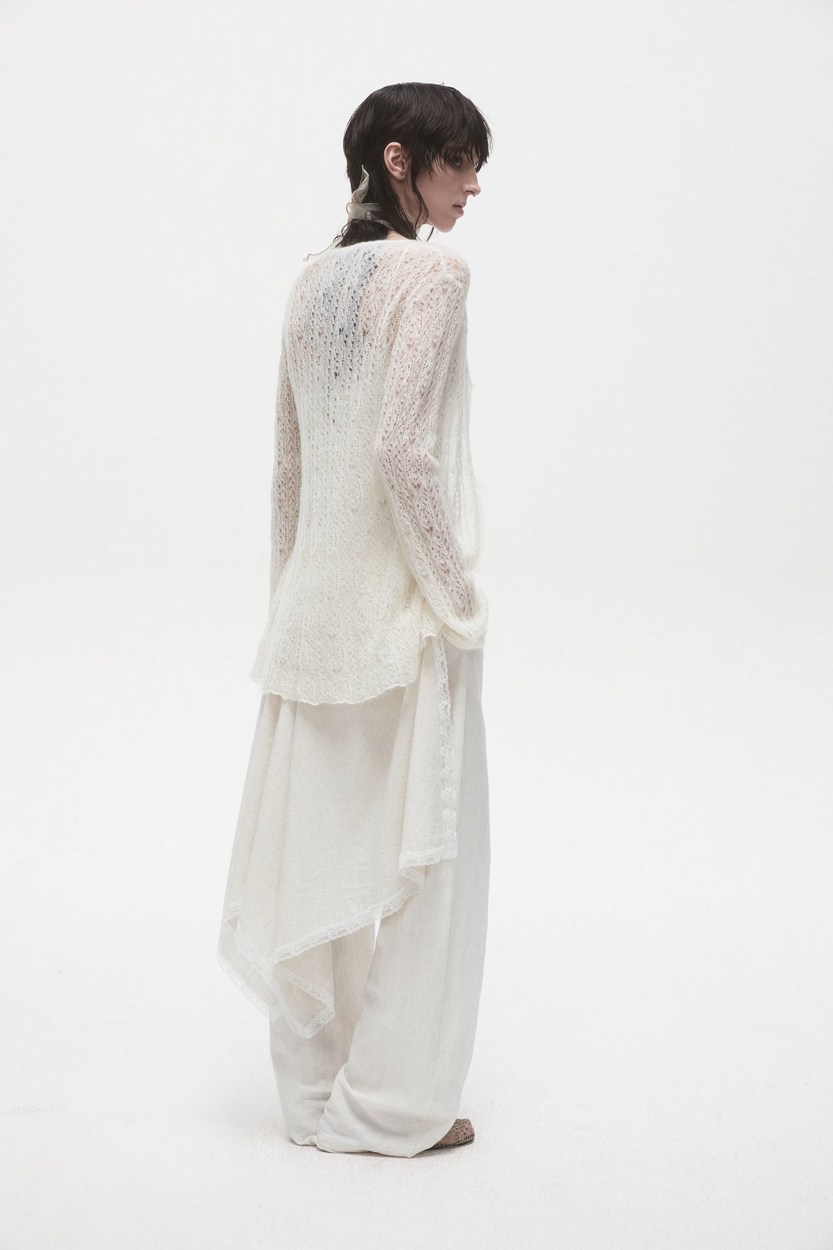 Mohair Knit Cardigan