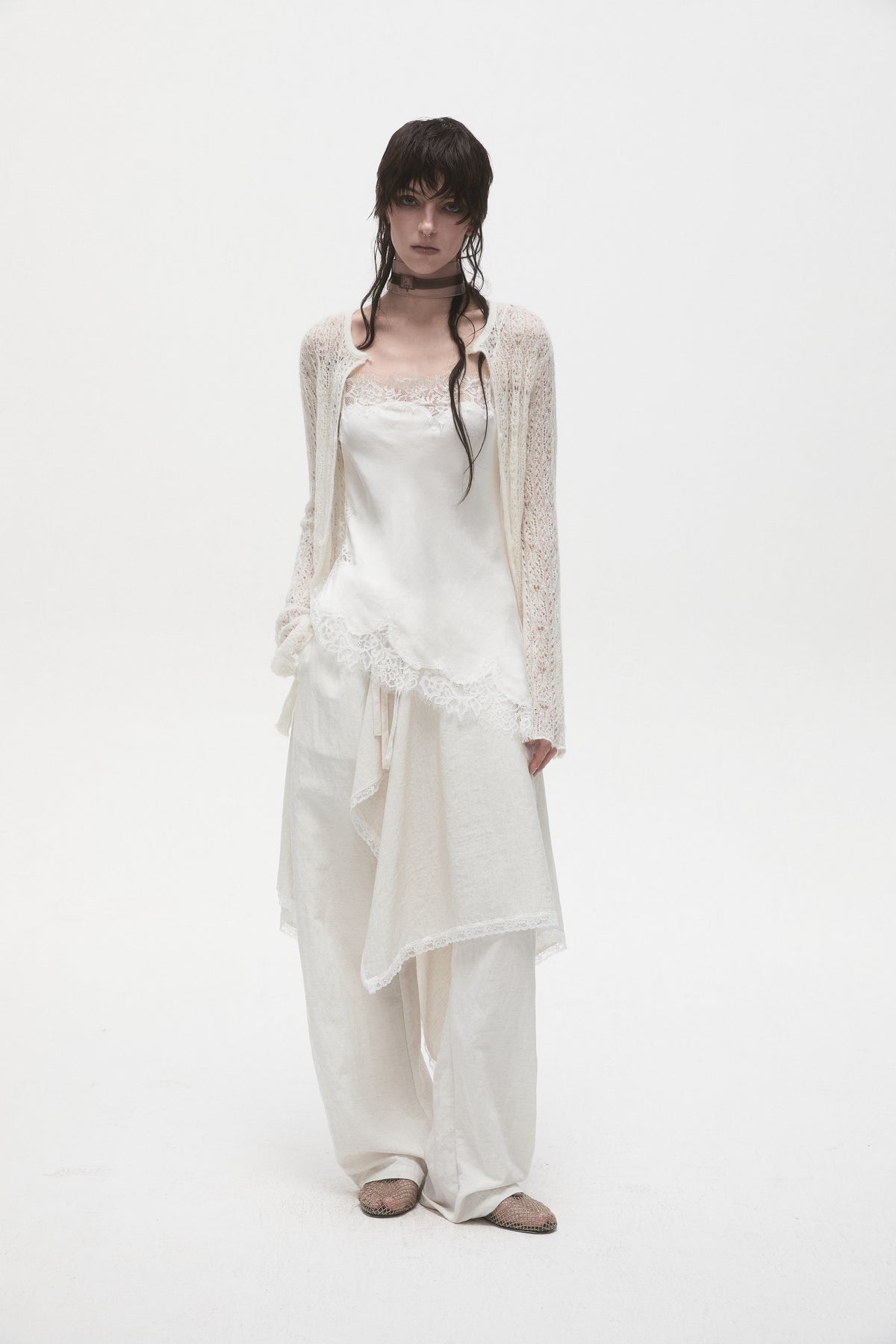 Mohair Knit Cardigan