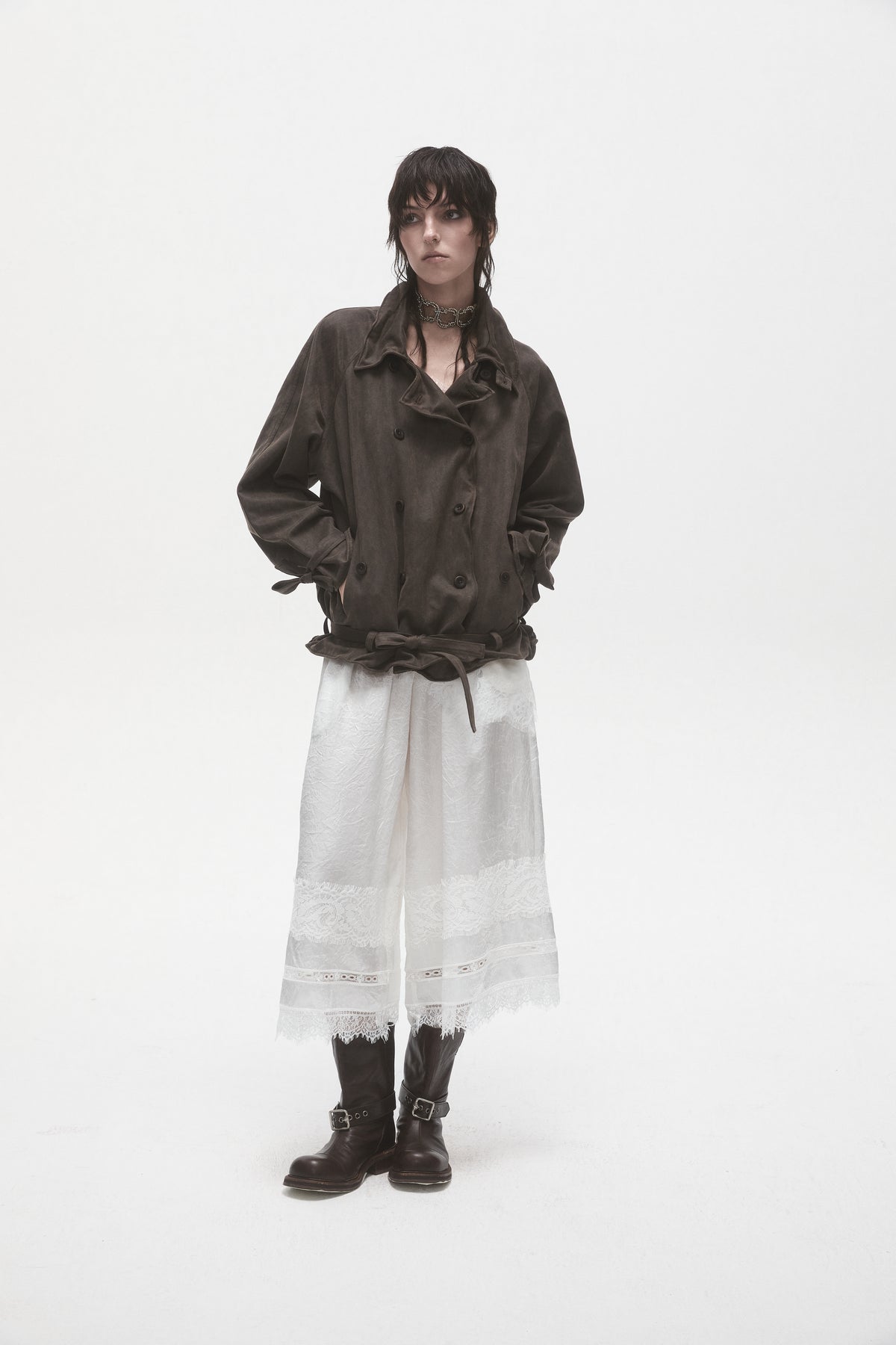 Brown Washed Waxed Jacket