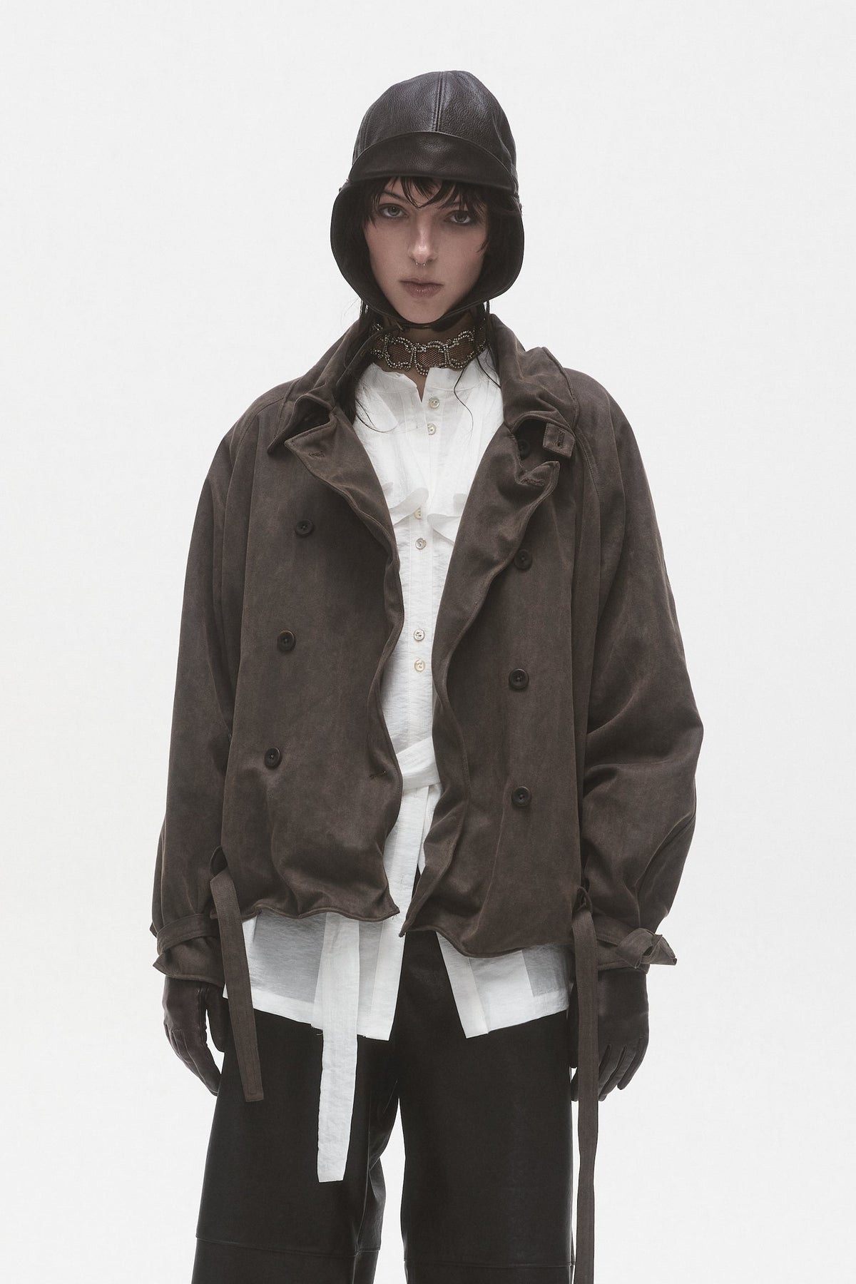 Brown Washed Waxed Jacket