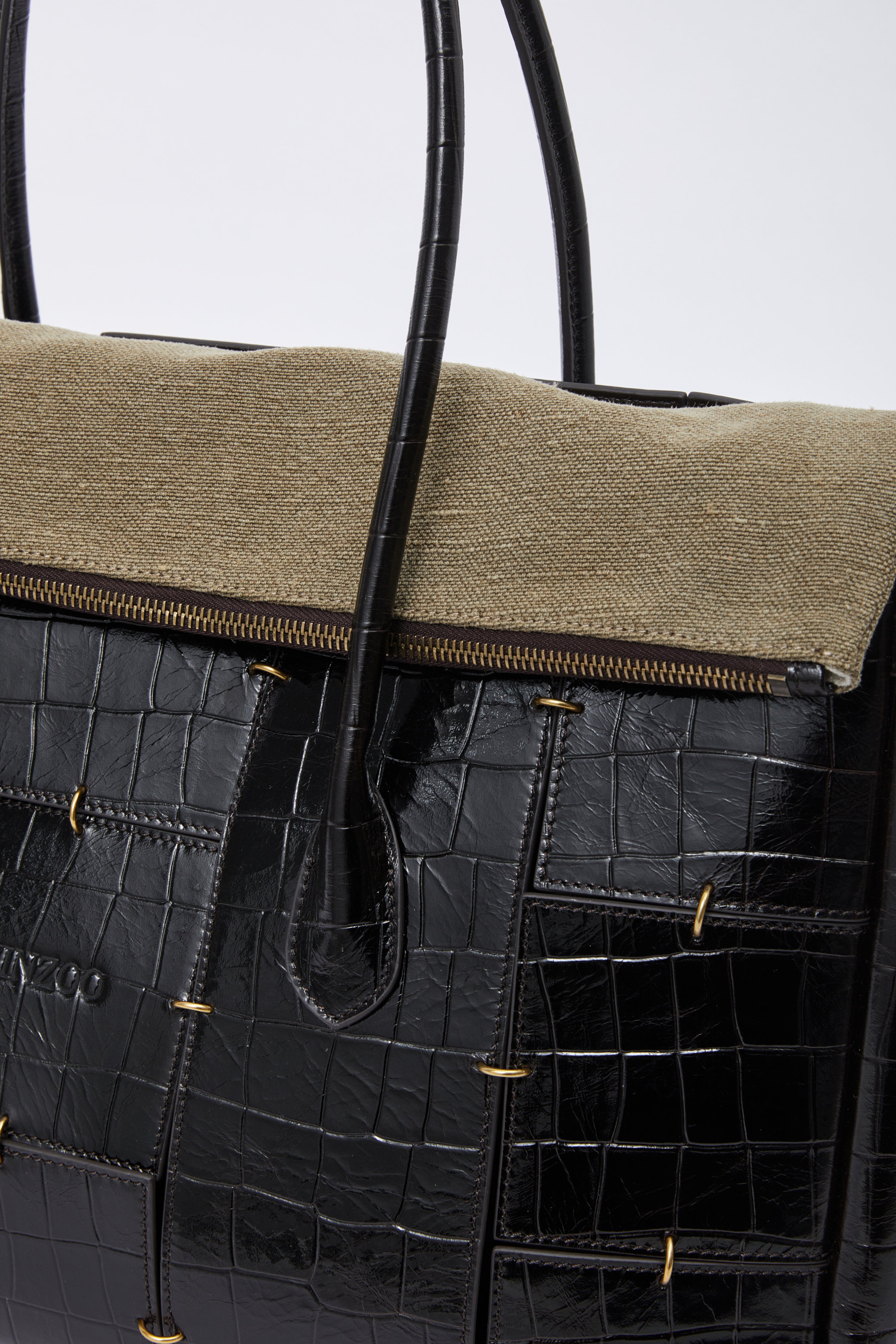 Dark Brown Boston Bag(Large) – VINZOO STUDIO