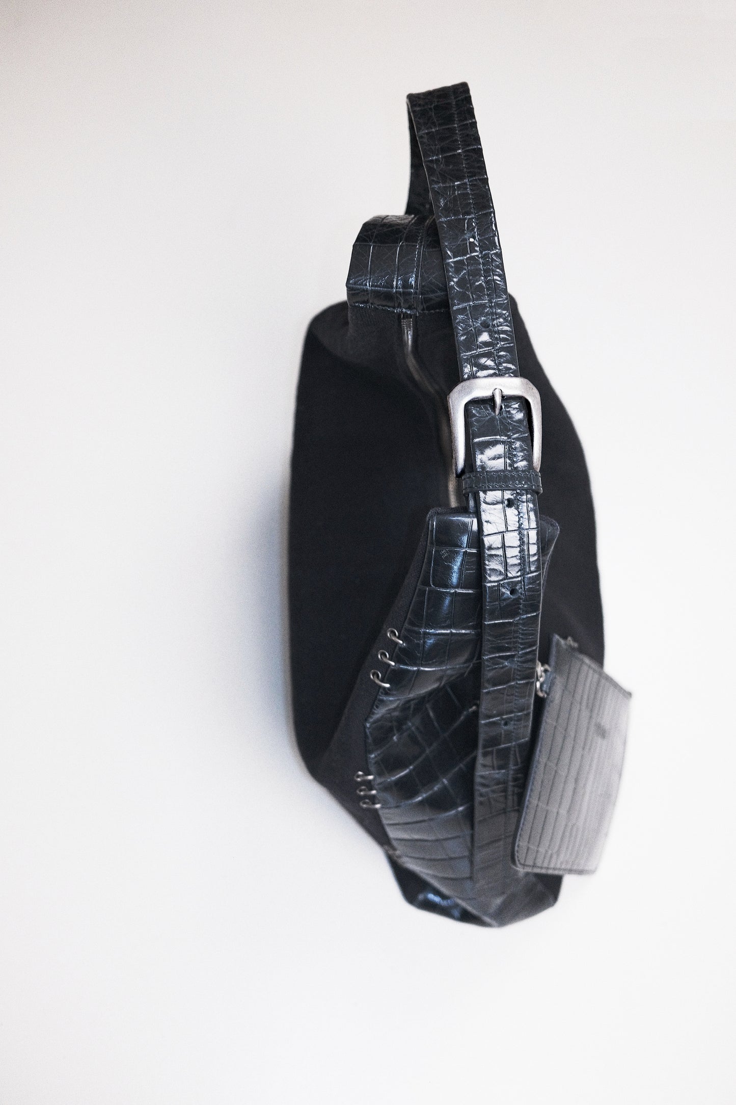 Linen-Canvas & Leather Tote Bag