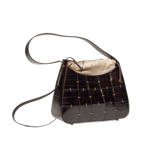 Dark Brown Crossbody Bag(Median)